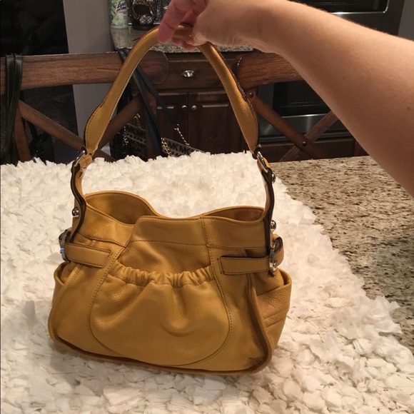 clarks yellow bag
